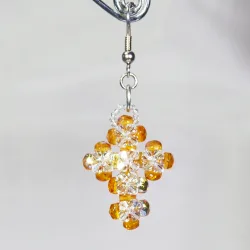 Hook pierces - Silver brass - Earrings Clarissa - Hook pierces - Silver brass - Laiton argenté